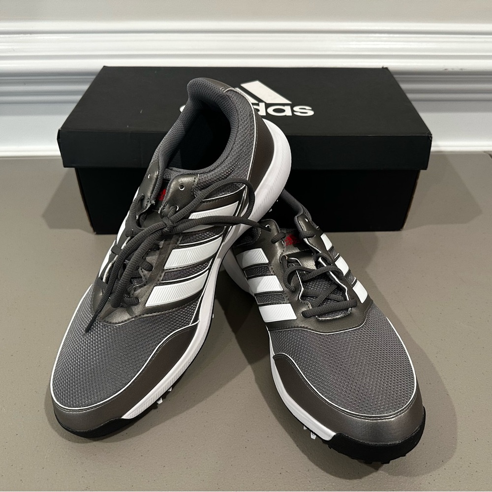 NWT Addias Tech Responder 2.0 Grey Golf Shoes, Never Worn, 13 Wide